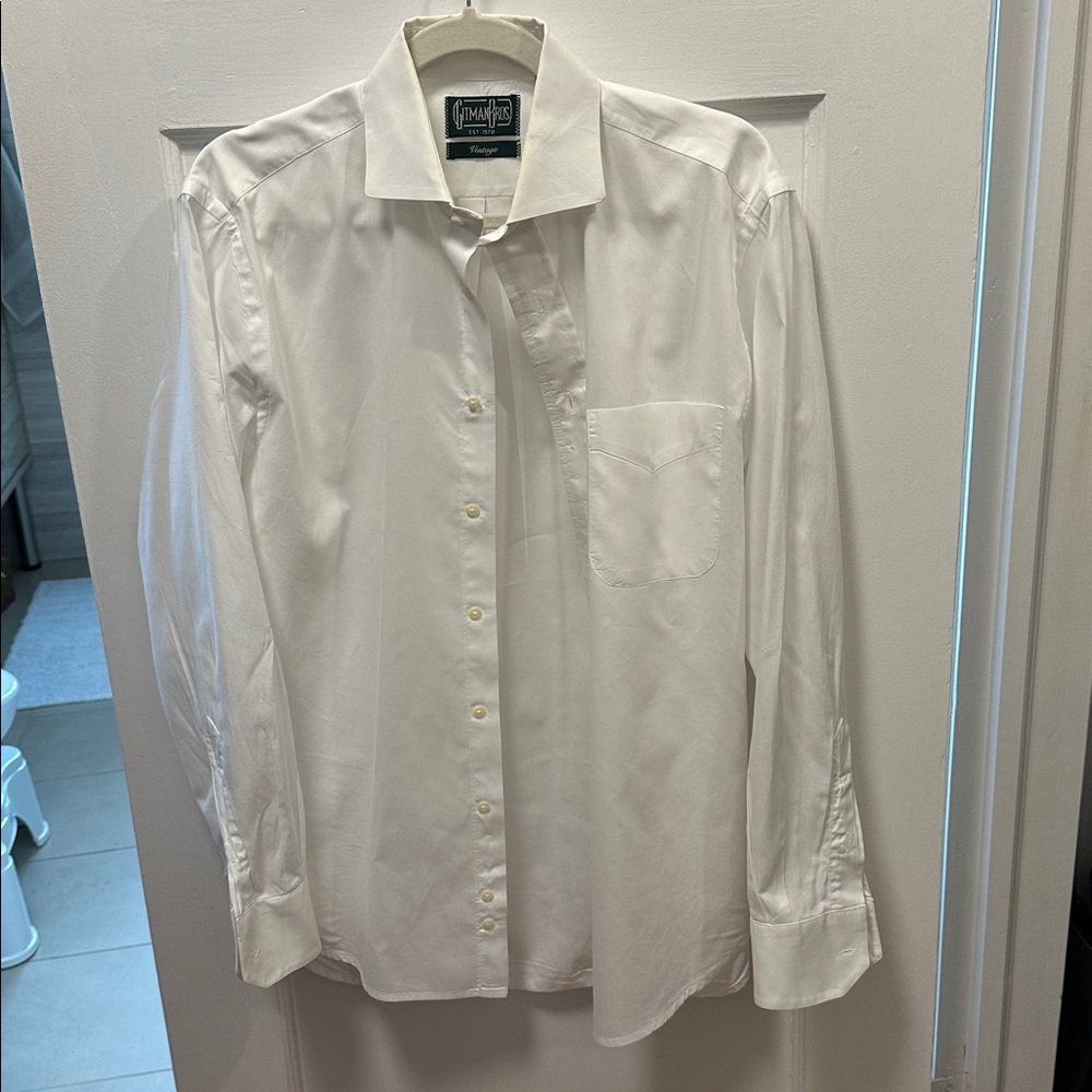 Gitman Vintage White Dress Shirt